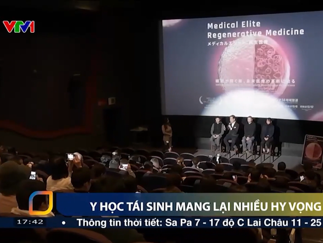 VTV1 giới thiệu về thành tựu Y học tái sinh Nhật Bản với sự xuất hiện của Helene